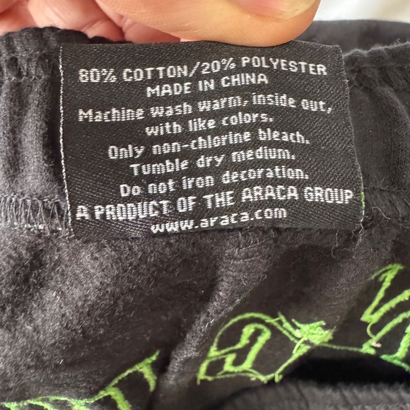 Wicked‎ Wear Elastic Waist Women's Pull On Sweatpants Embroidered Black Medium - Picture 10 of 15